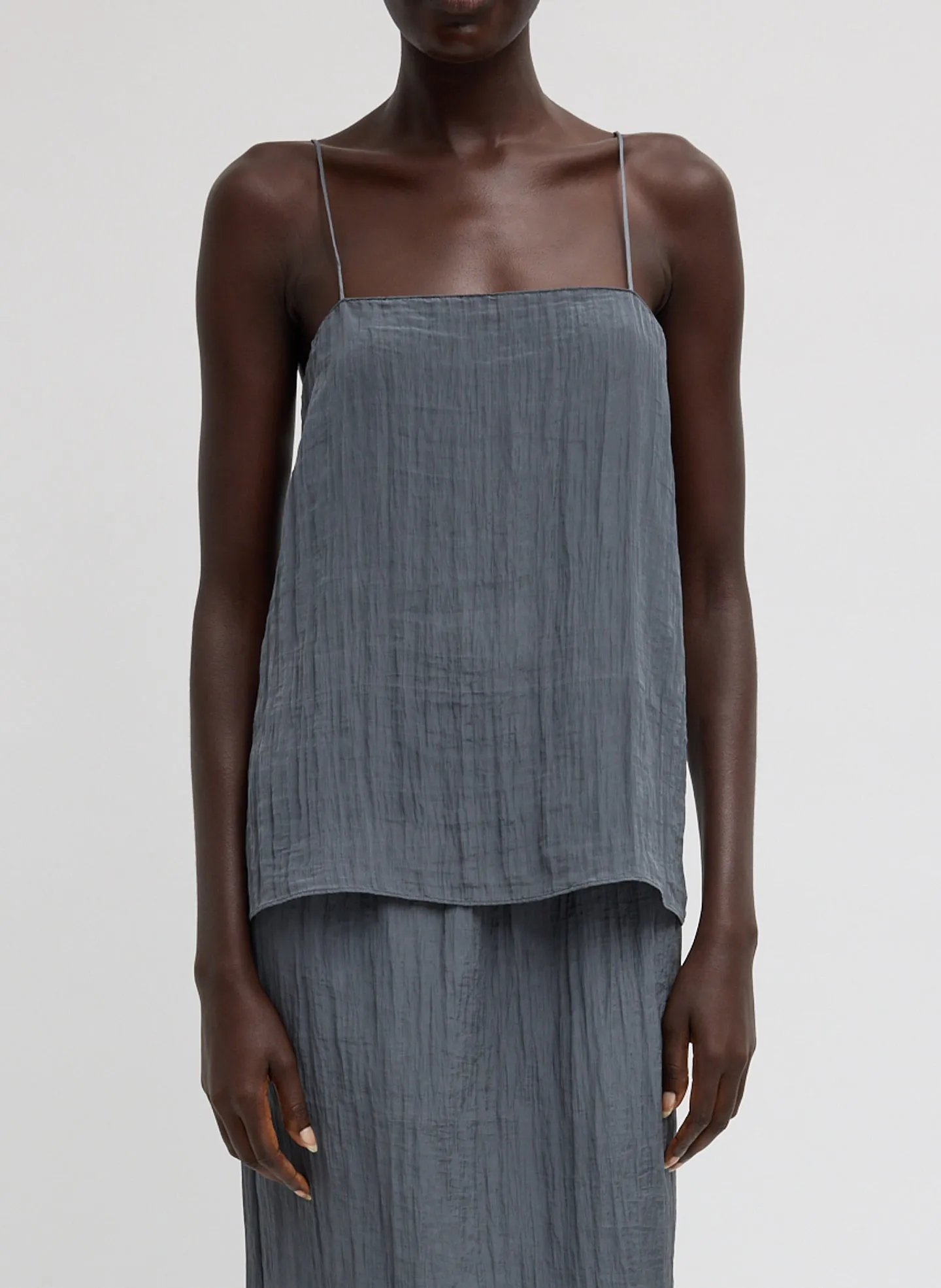 The Crinkle Slip Cami sold by Tibi