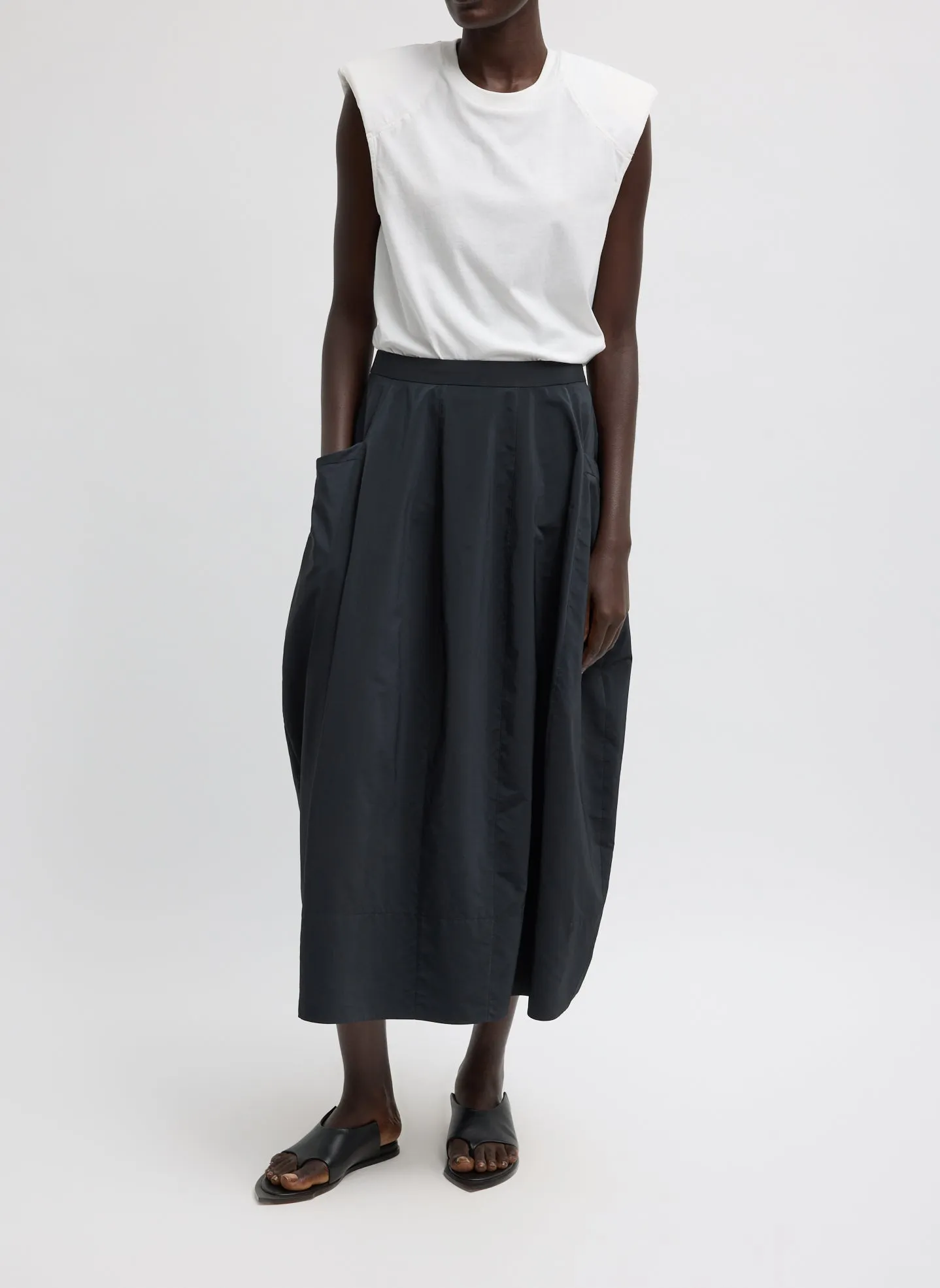 Nylon Lantern Skirt sold by Tibi