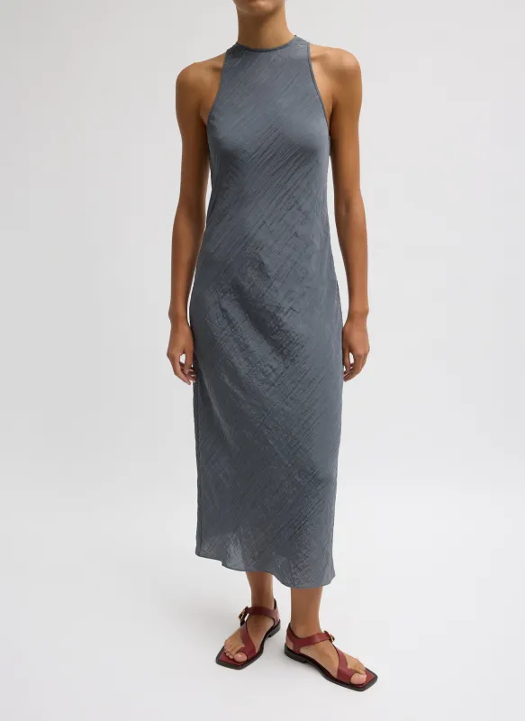 The Crinkle Slip Midi Bias Dress sold by Tibi