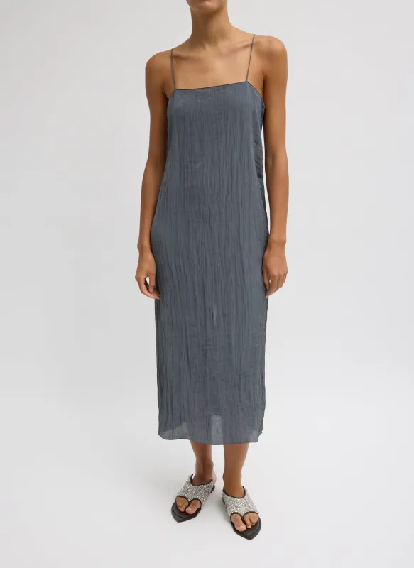 The Crinkle Slip Dress sold by Tibi