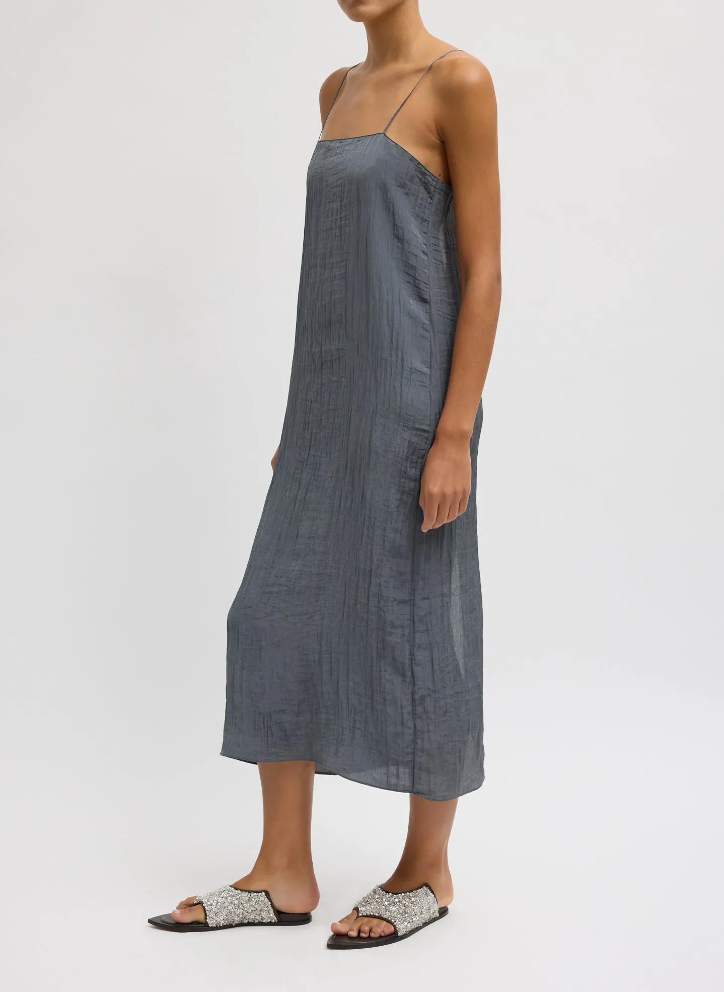 The Crinkle Slip Dress sold by Tibi product image thumbnail 2