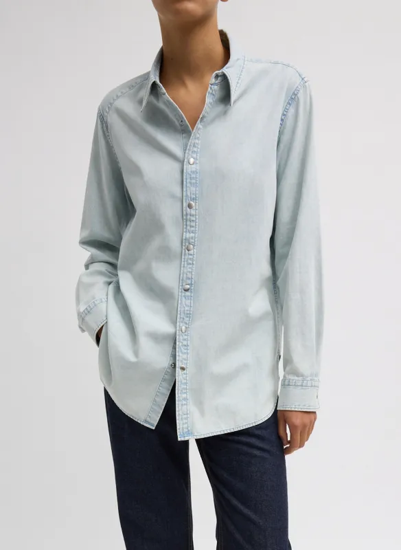Charlie Men's Slim Denim Shirt sold by Tibi