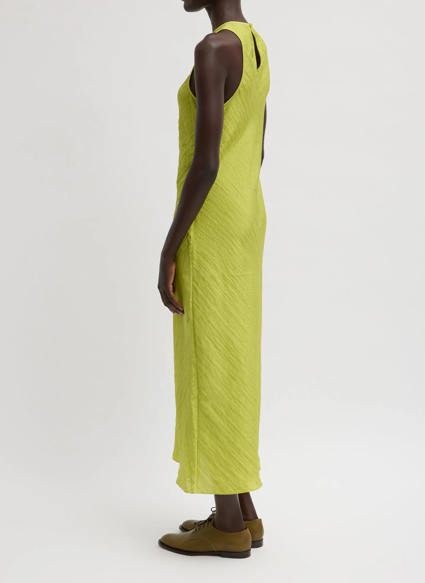 The Crinkle Slip Midi Bias Dress sold by Tibi product image thumbnail 2