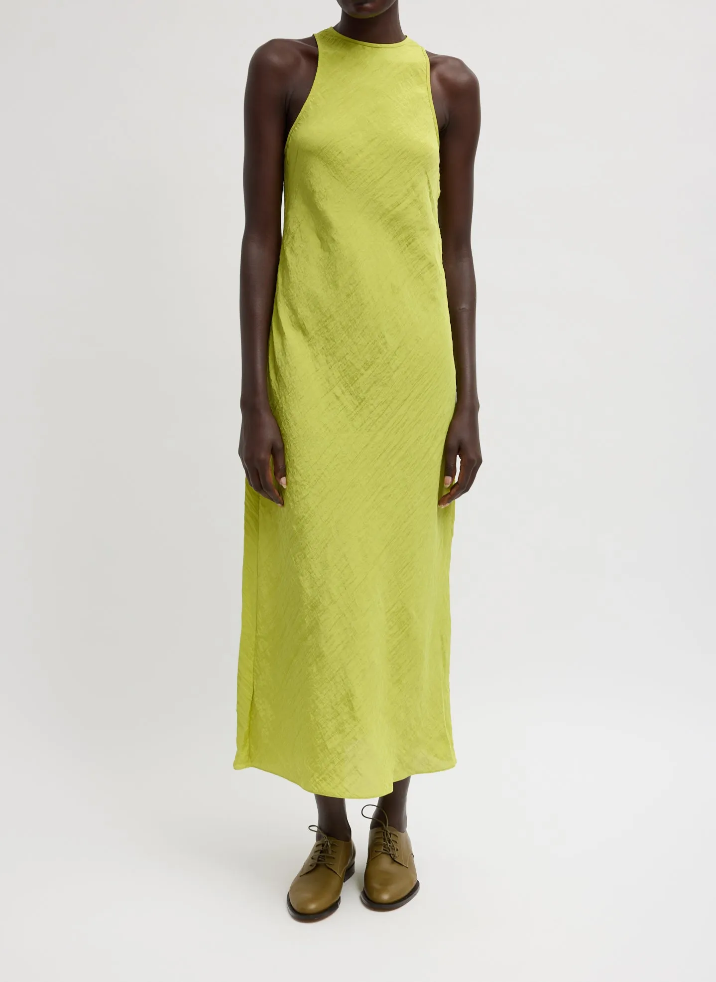 The Crinkle Slip Midi Bias Dress sold by Tibi