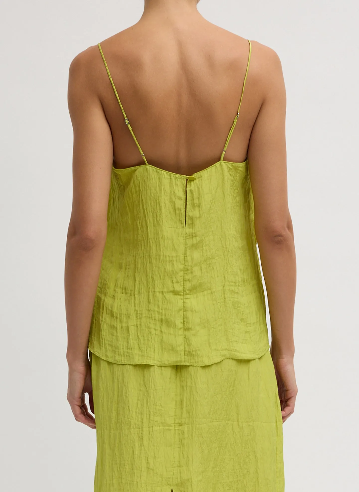 The Crinkle Slip Cami sold by Tibi product image thumbnail 4