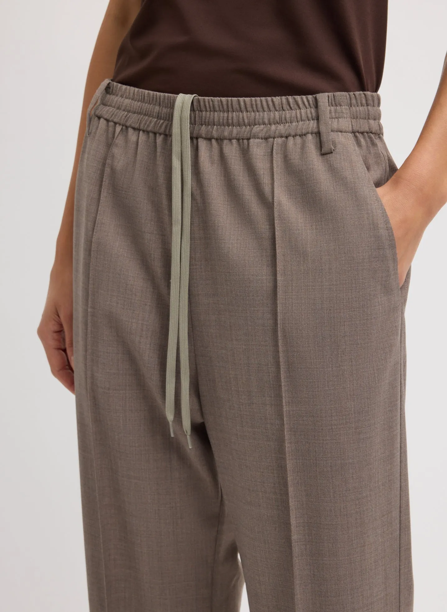 Tropical Wool Scottie Jogger sold by Tibi product image thumbnail 4