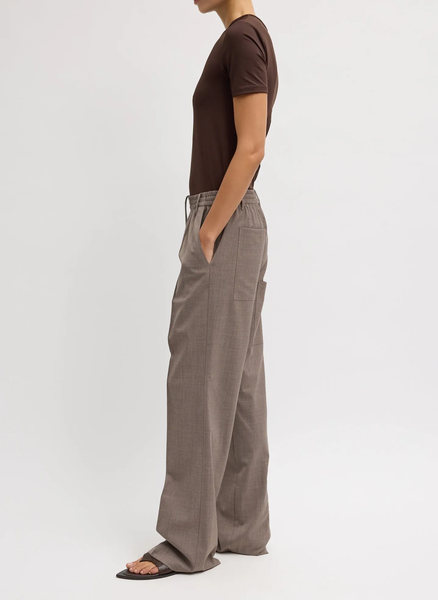 Tropical Wool Scottie Jogger sold by Tibi product image thumbnail 2