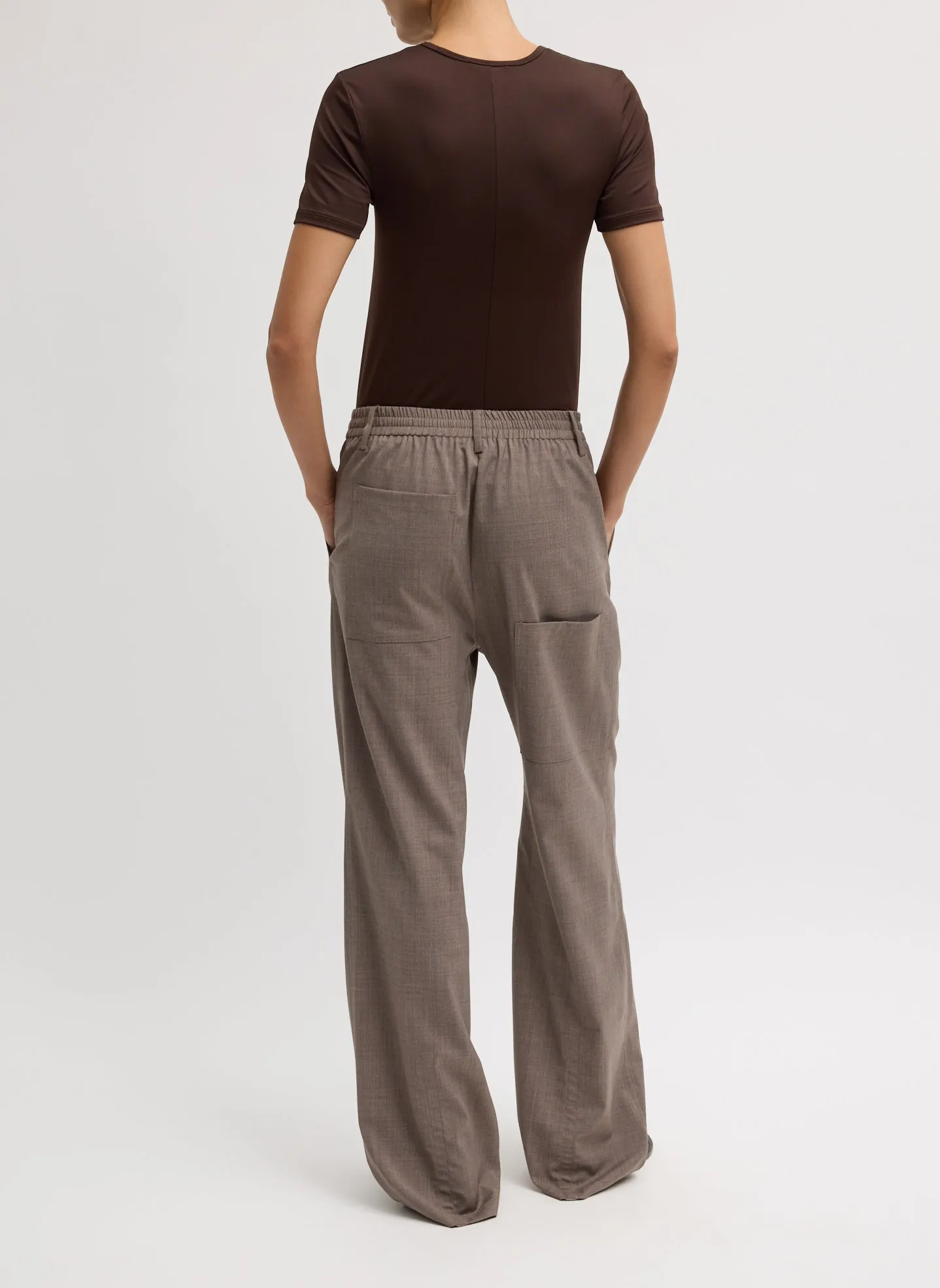 Tropical Wool Scottie Jogger sold by Tibi product image thumbnail 3
