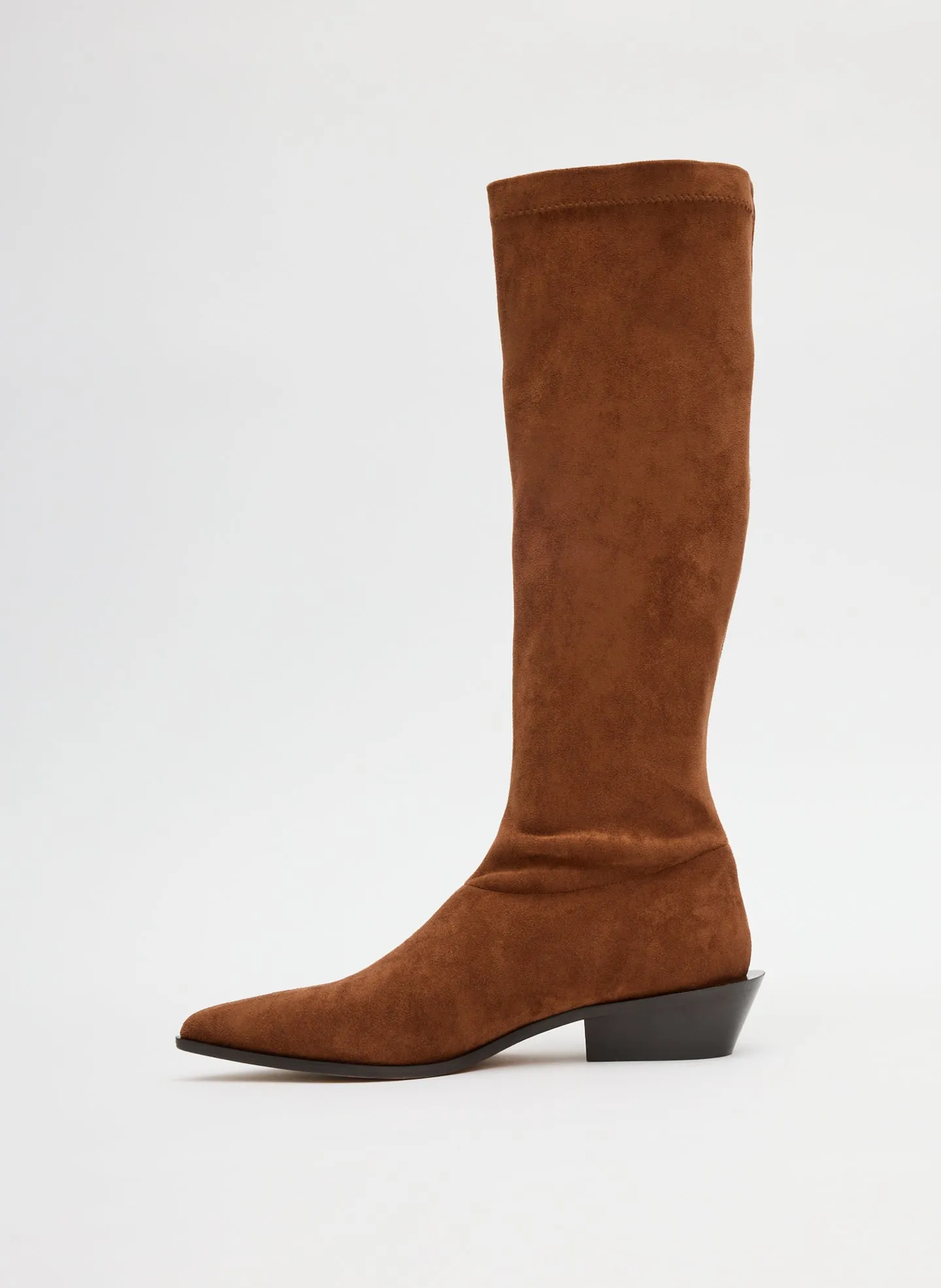Faux Suede Bronson Boot - Narrow Calf sold by Tibi product image thumbnail 3