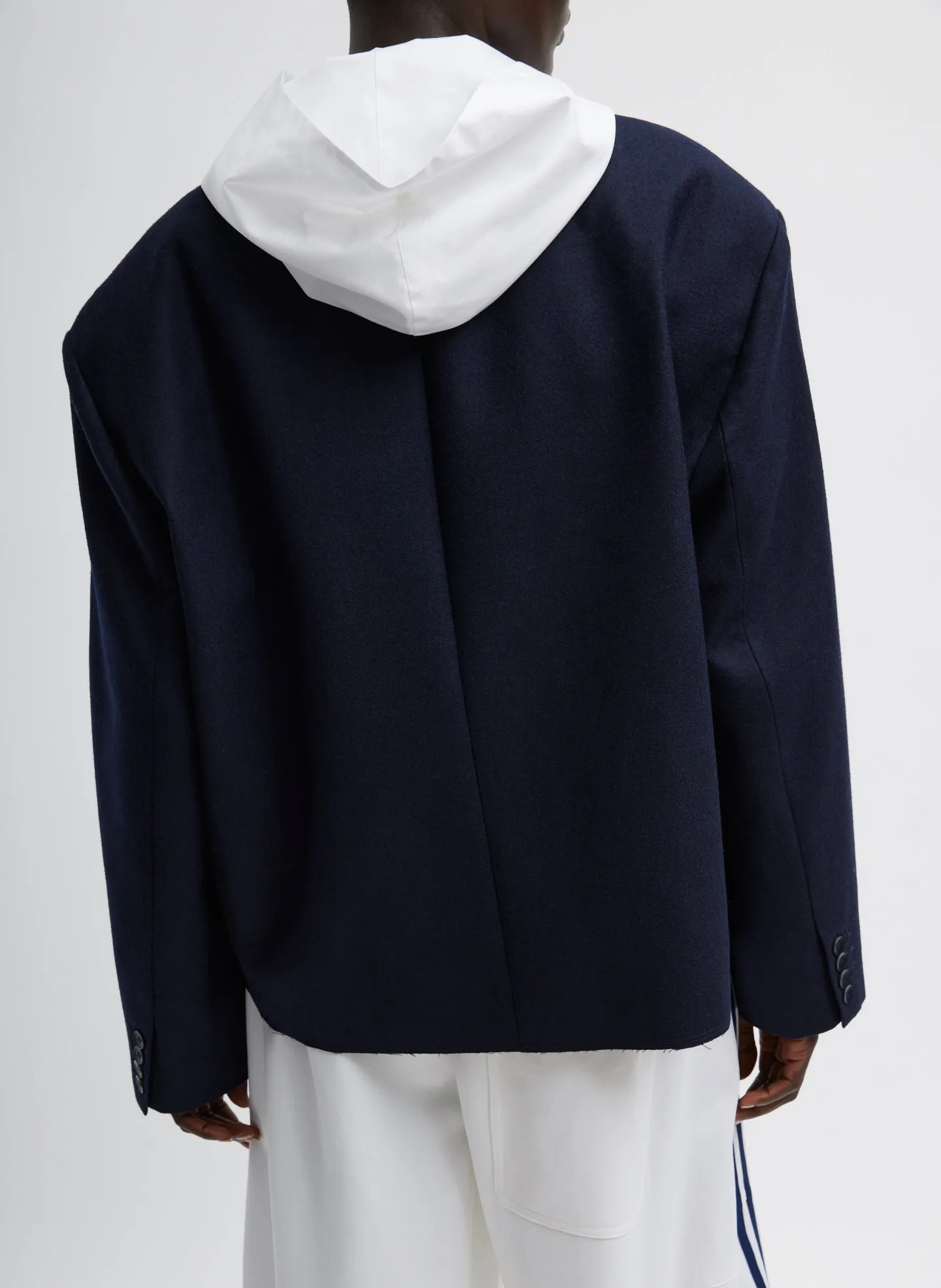 Superfine Wool Flannel Rene Blazer sold by Tibi product image thumbnail 4