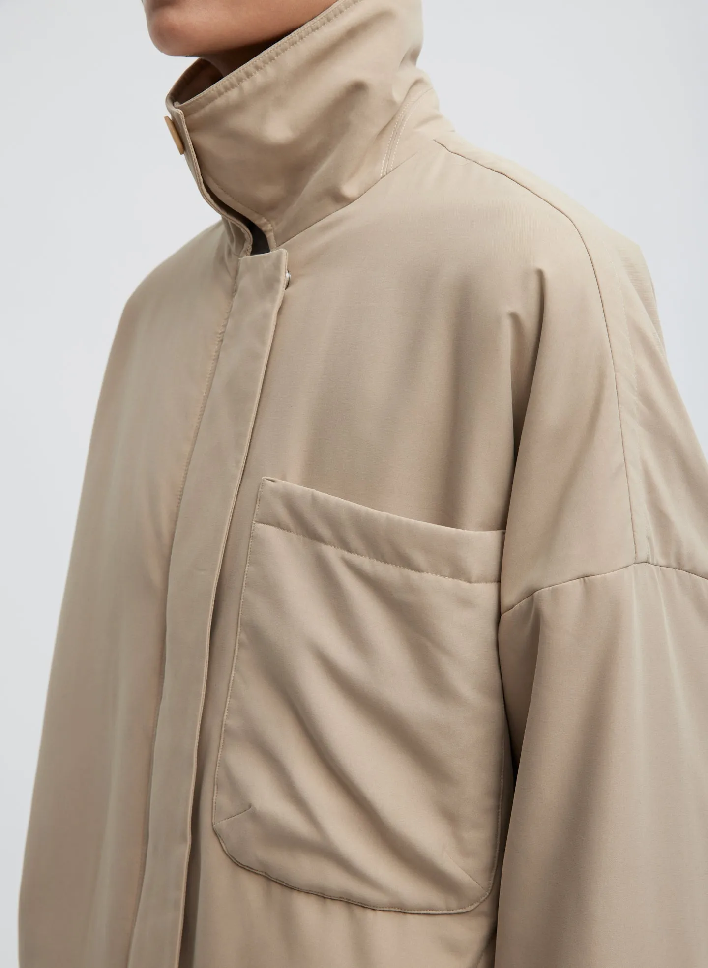 Clyde Padding Shirt Jacket sold by Tibi product image thumbnail 3