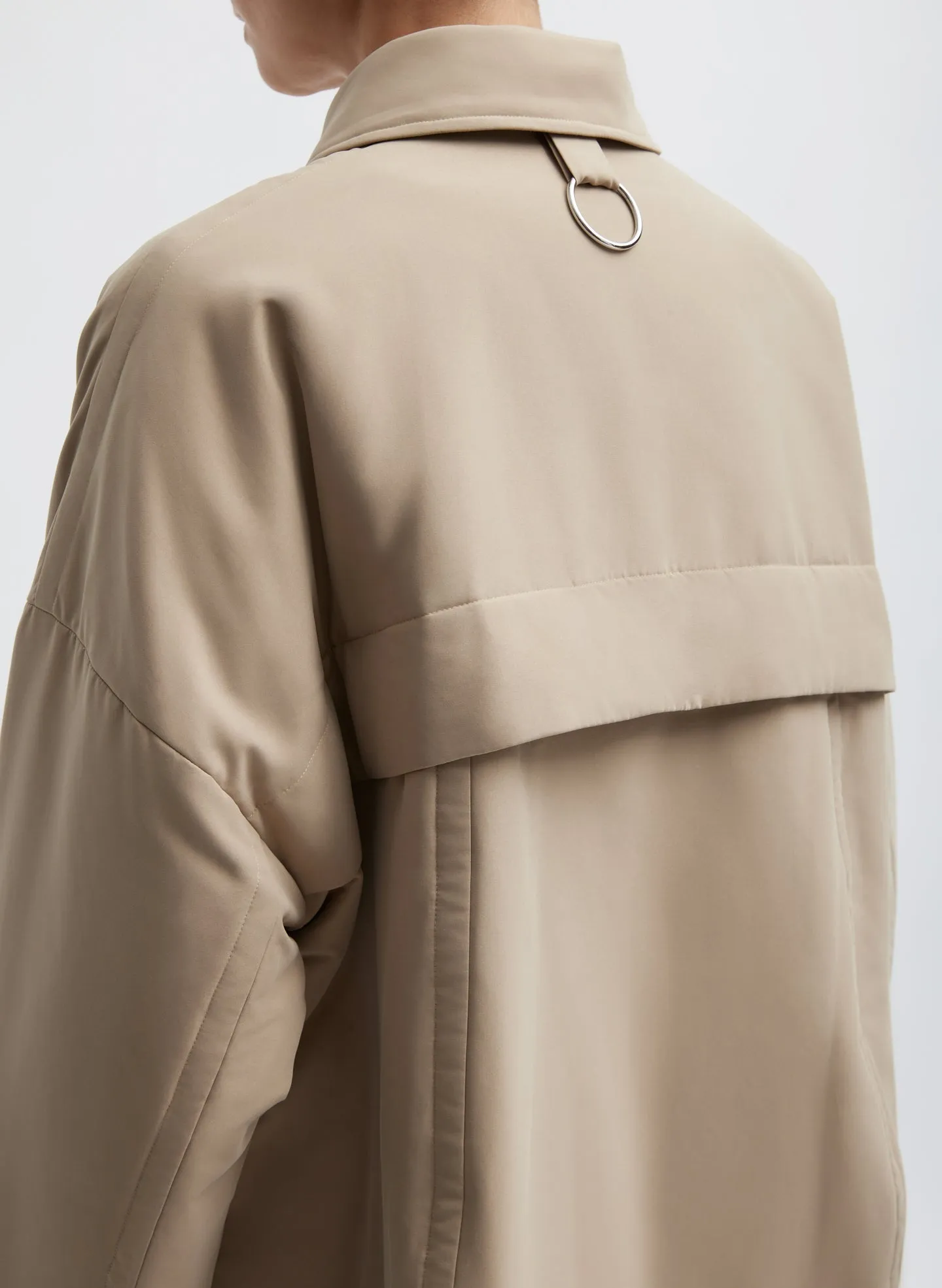 Clyde Padding Shirt Jacket sold by Tibi product image thumbnail 4