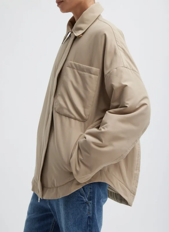 Clyde Padding Shirt Jacket made by Tibi