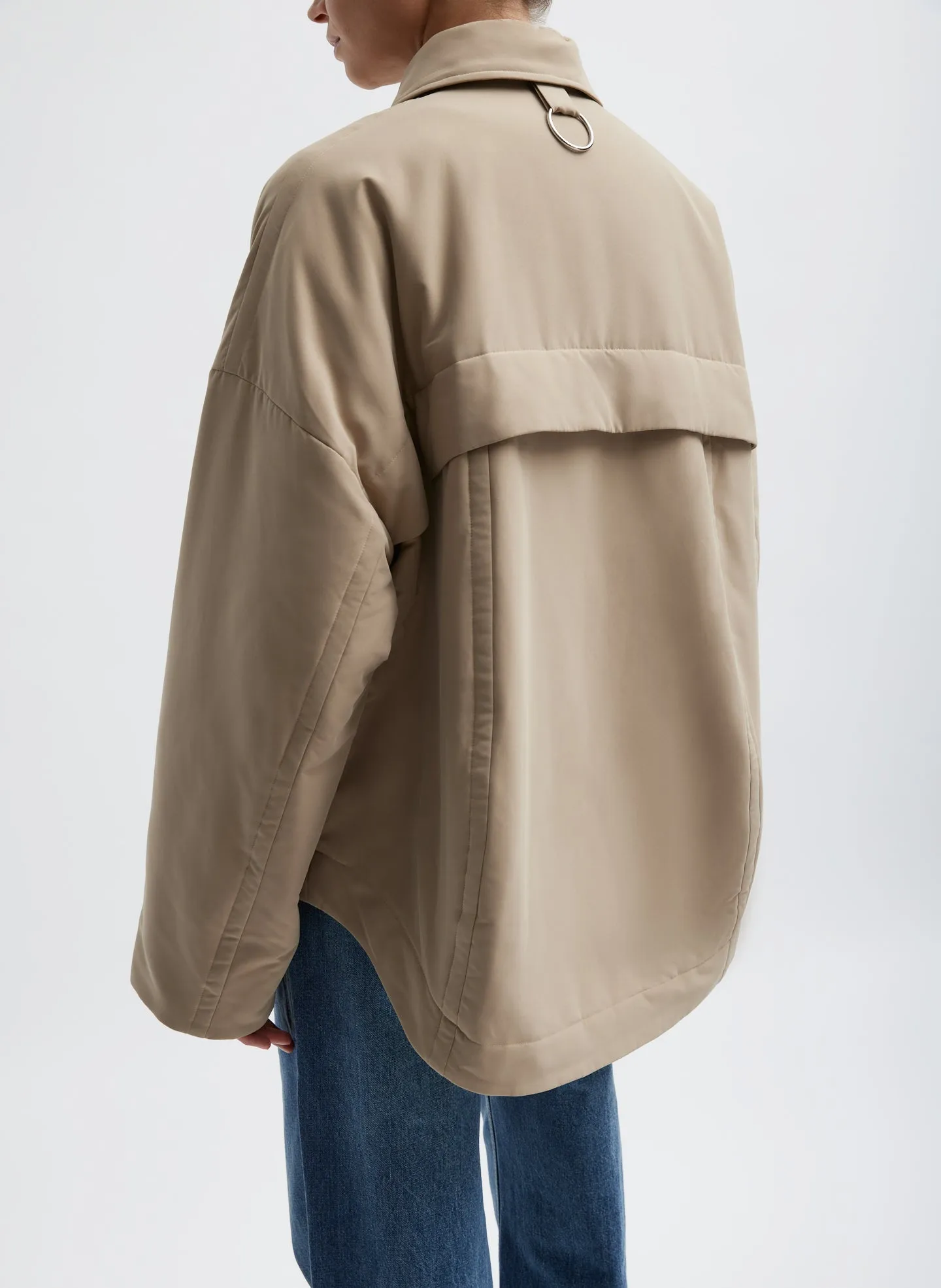 Clyde Padding Shirt Jacket sold by Tibi product image thumbnail 5