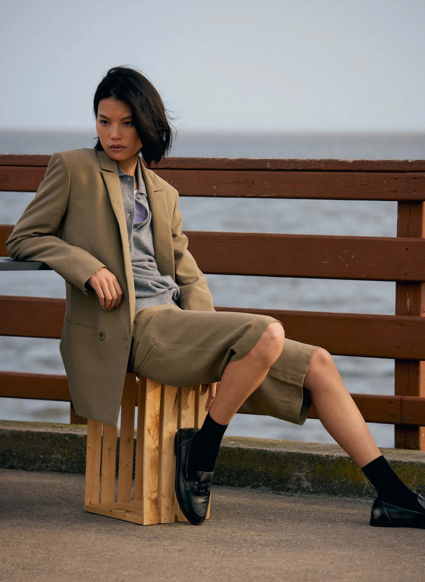 Fluid Suiting Short sold by Tibi product image thumbnail 2