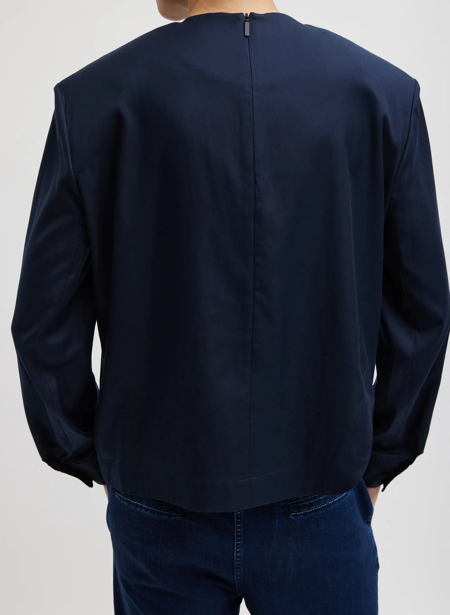 Lyocell Drape Tess Scoop Neck Top sold by Tibi product image thumbnail 2