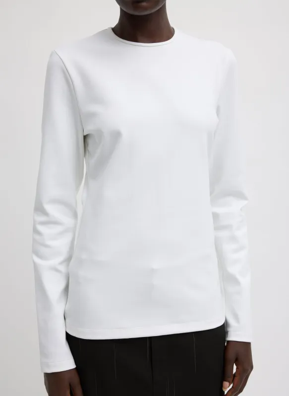 Compact Ultra Stretch Cut Out Back Top made by Tibi