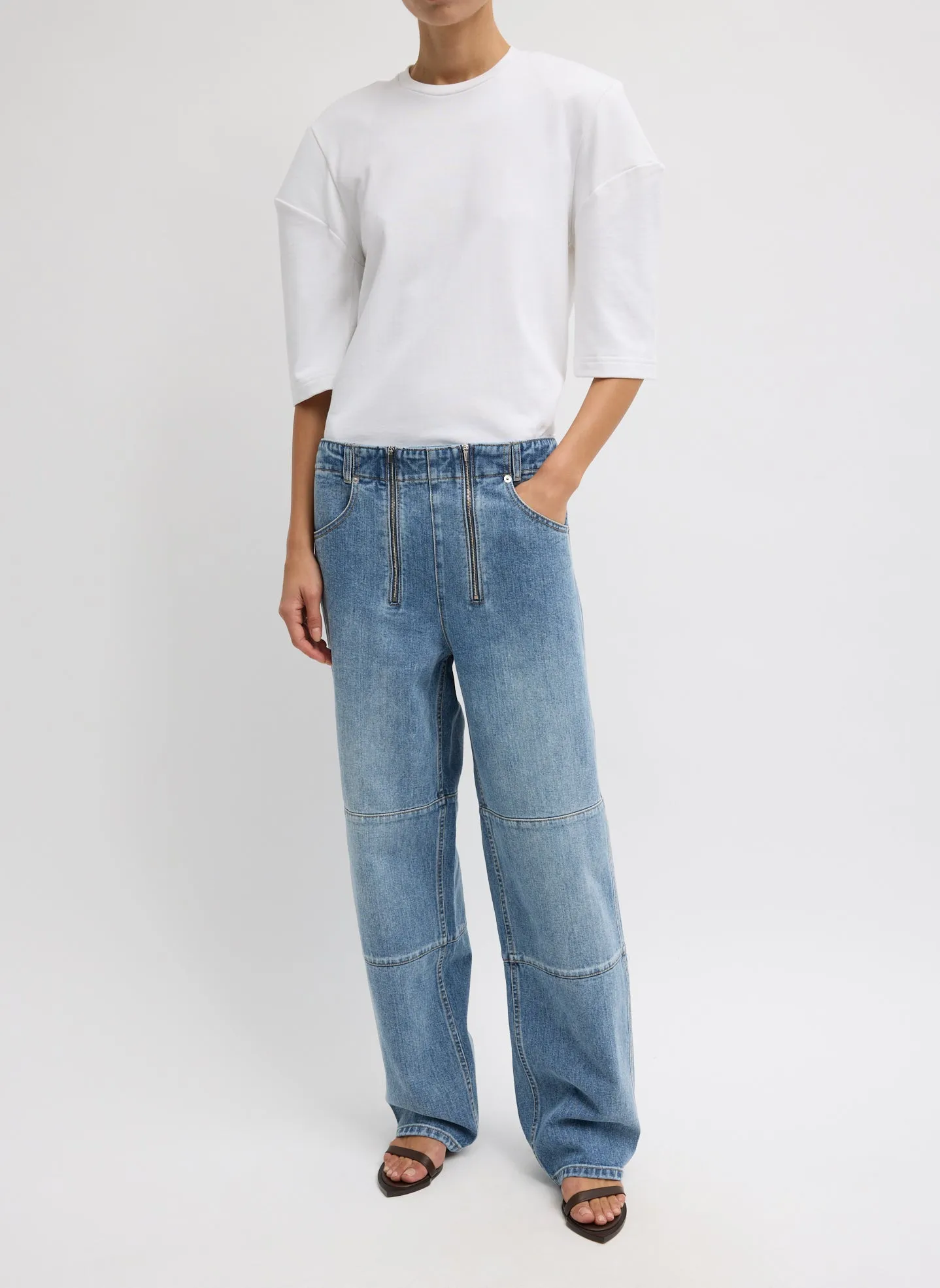 Classic Wash Denim Fischer Jean sold by Tibi product image thumbnail 5