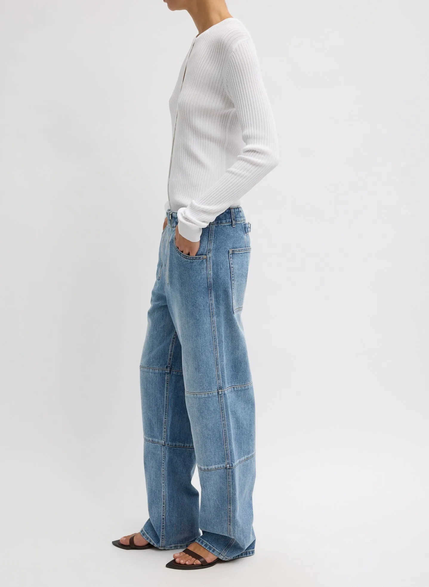 Classic Wash Denim Fischer Jean sold by Tibi product image thumbnail 2