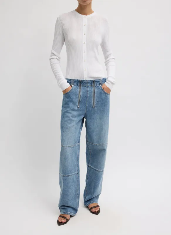 Classic Wash Denim Fischer Jean made by Tibi