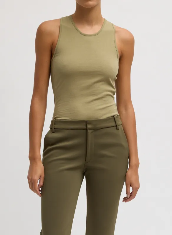 Crewneck Racerback Bodysuit made by Tibi