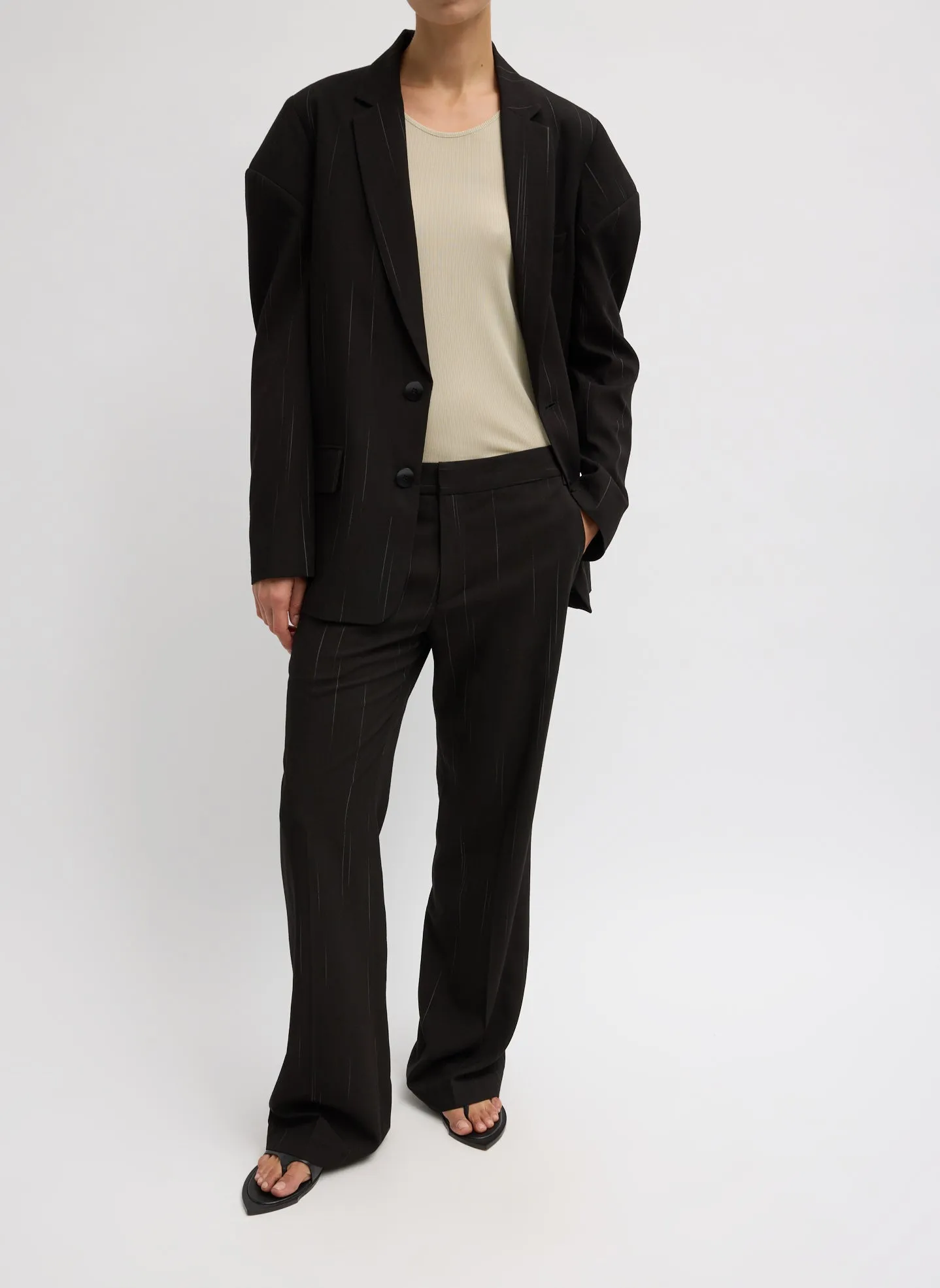 Viscose Suiting Isaac Pant sold by Tibi product image thumbnail 2