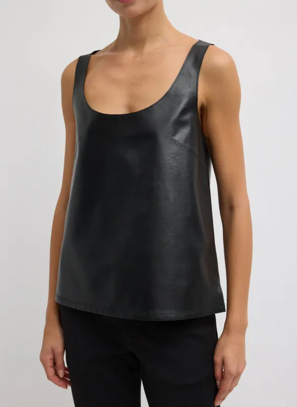 Light Weight Leather Tank Top made by Tibi