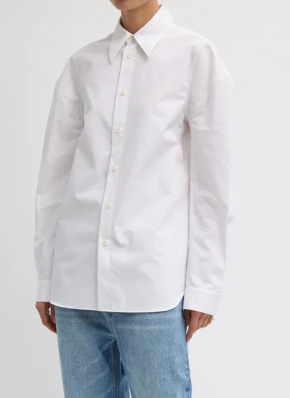 Compact Eco Poplin Hinged Shirt sold by Tibi