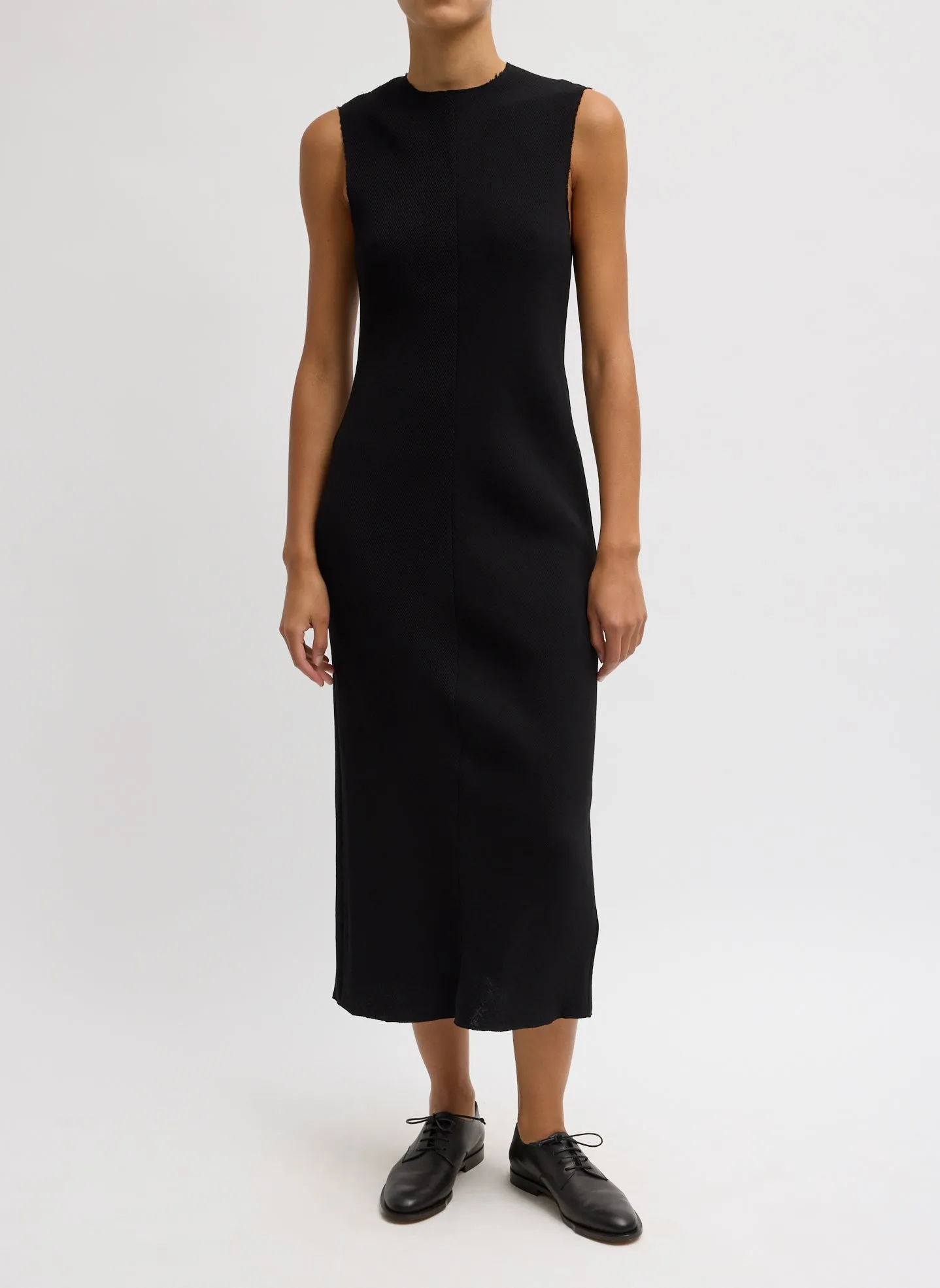 Viscose Plisse Sleeveless Bias Dress sold by Tibi