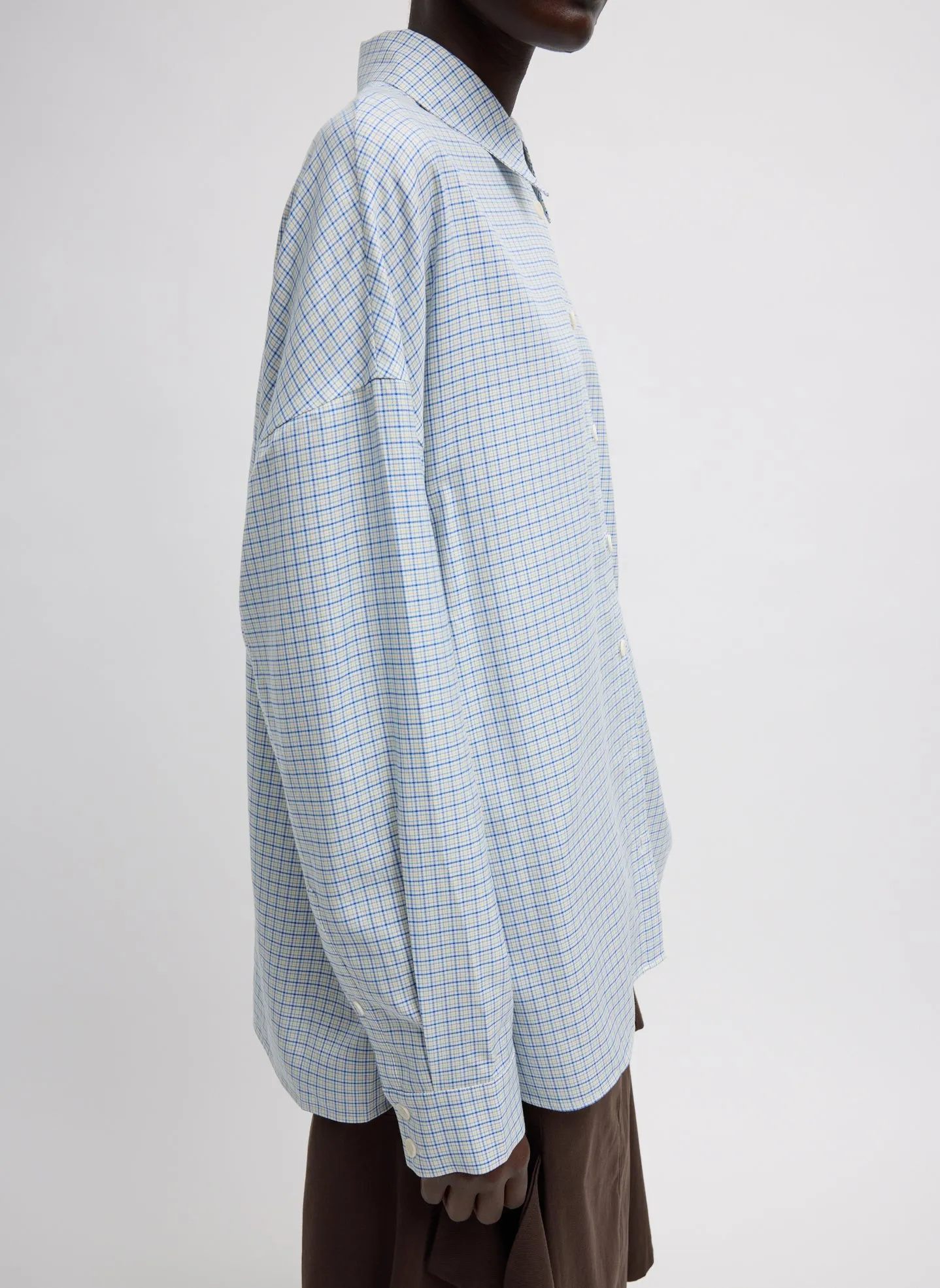 Linus Check Oversized Shirt sold by Tibi product image thumbnail 2