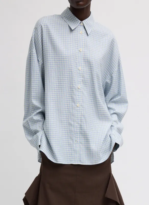 Linus Check Oversized Shirt made by Tibi