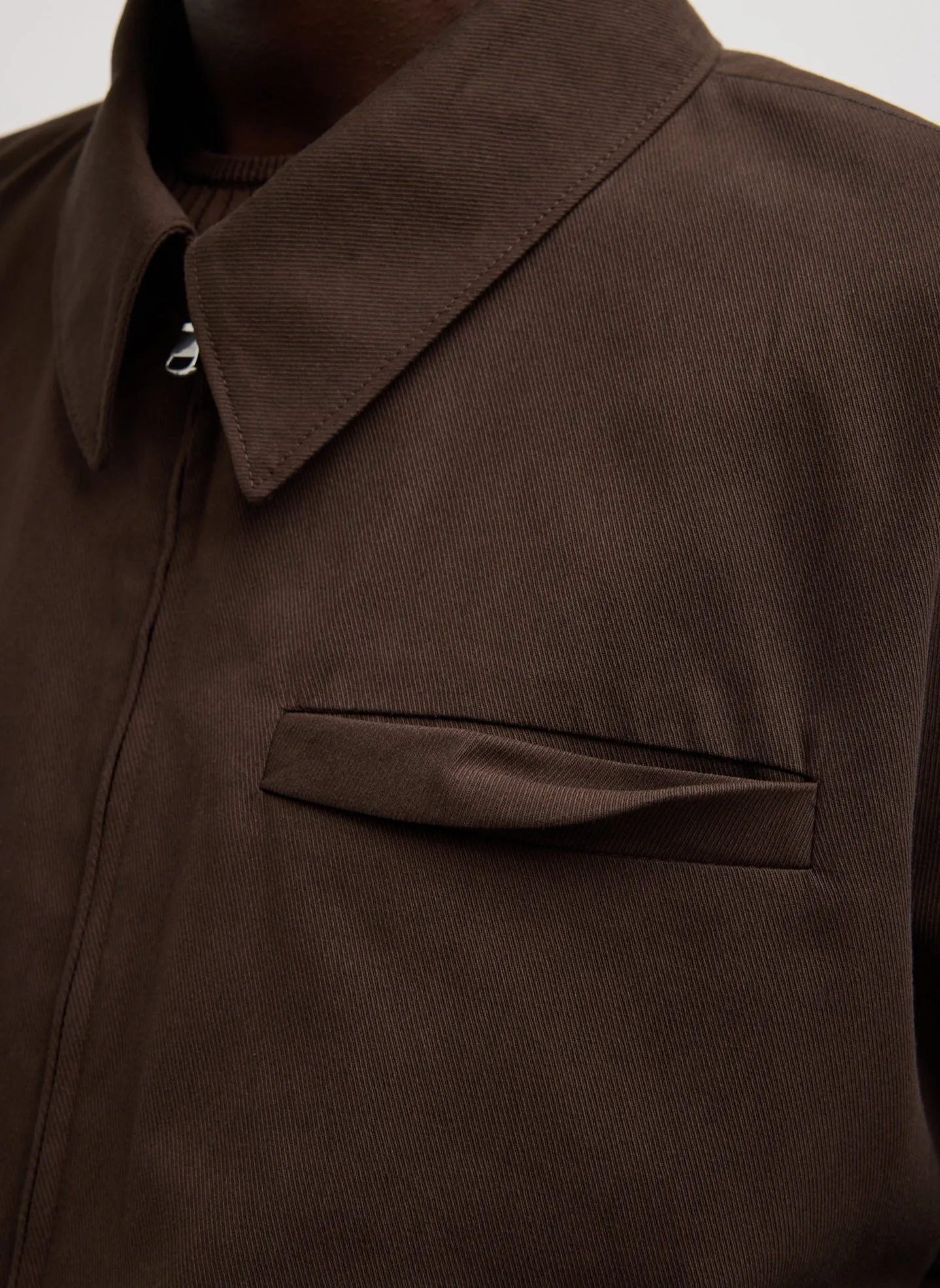 Luxe Spring Twill Bomber sold by Tibi product image thumbnail 5