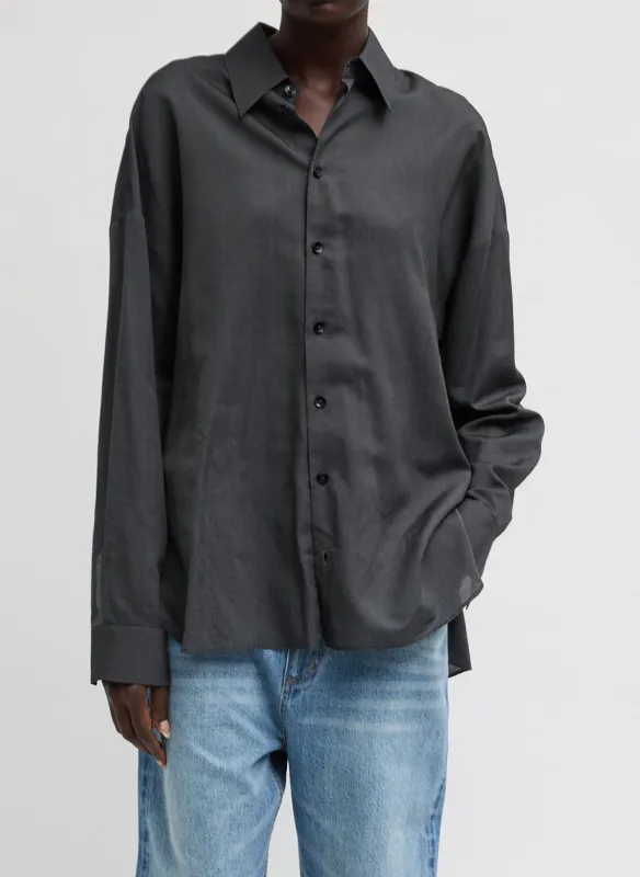 Ultra Light Silk Tencel Oversized Shirt made by Tibi