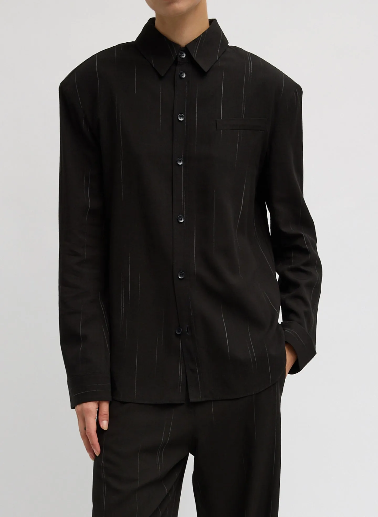 Viscose Suiting Detached Shirt sold by Tibi