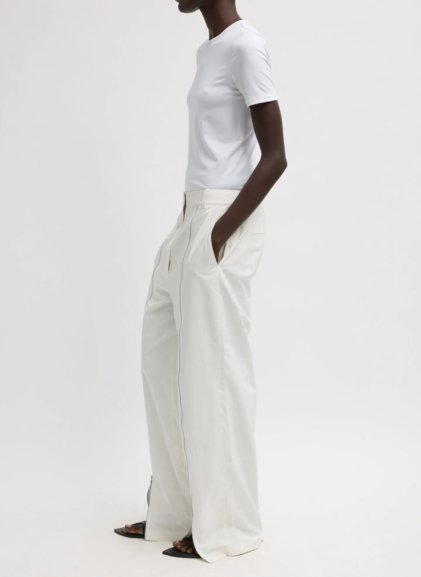 Nylon Zipper Trouser sold by Tibi product image thumbnail 2