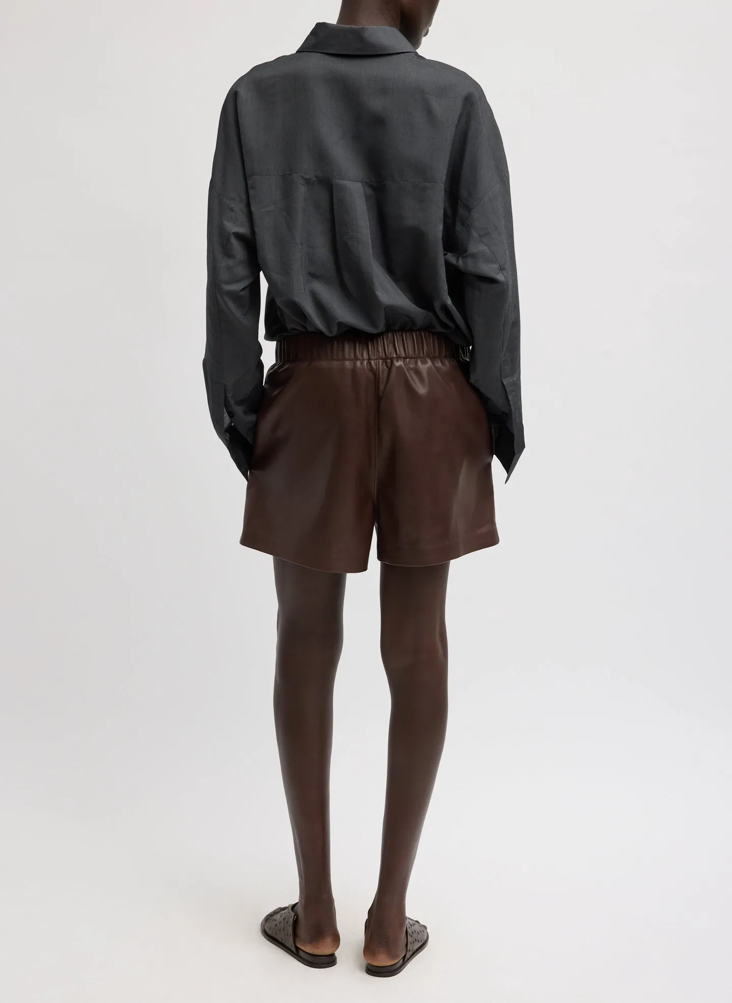 Leather Pull On Short sold by Tibi product image thumbnail 3