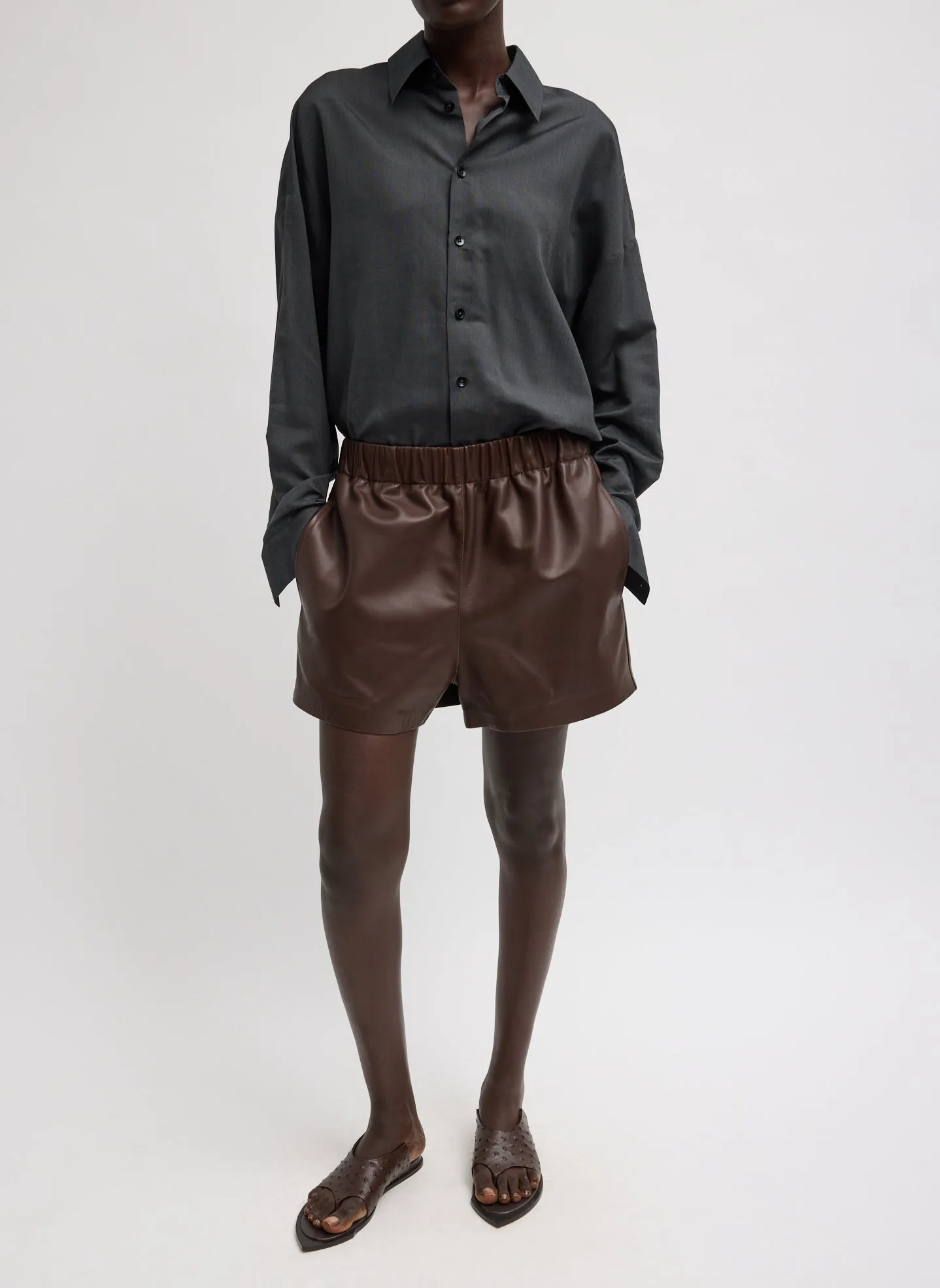 Leather Pull On Short sold by Tibi