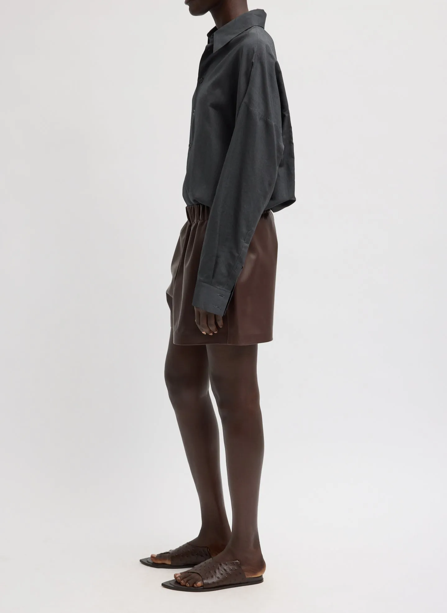 Leather Pull On Short sold by Tibi product image thumbnail 2