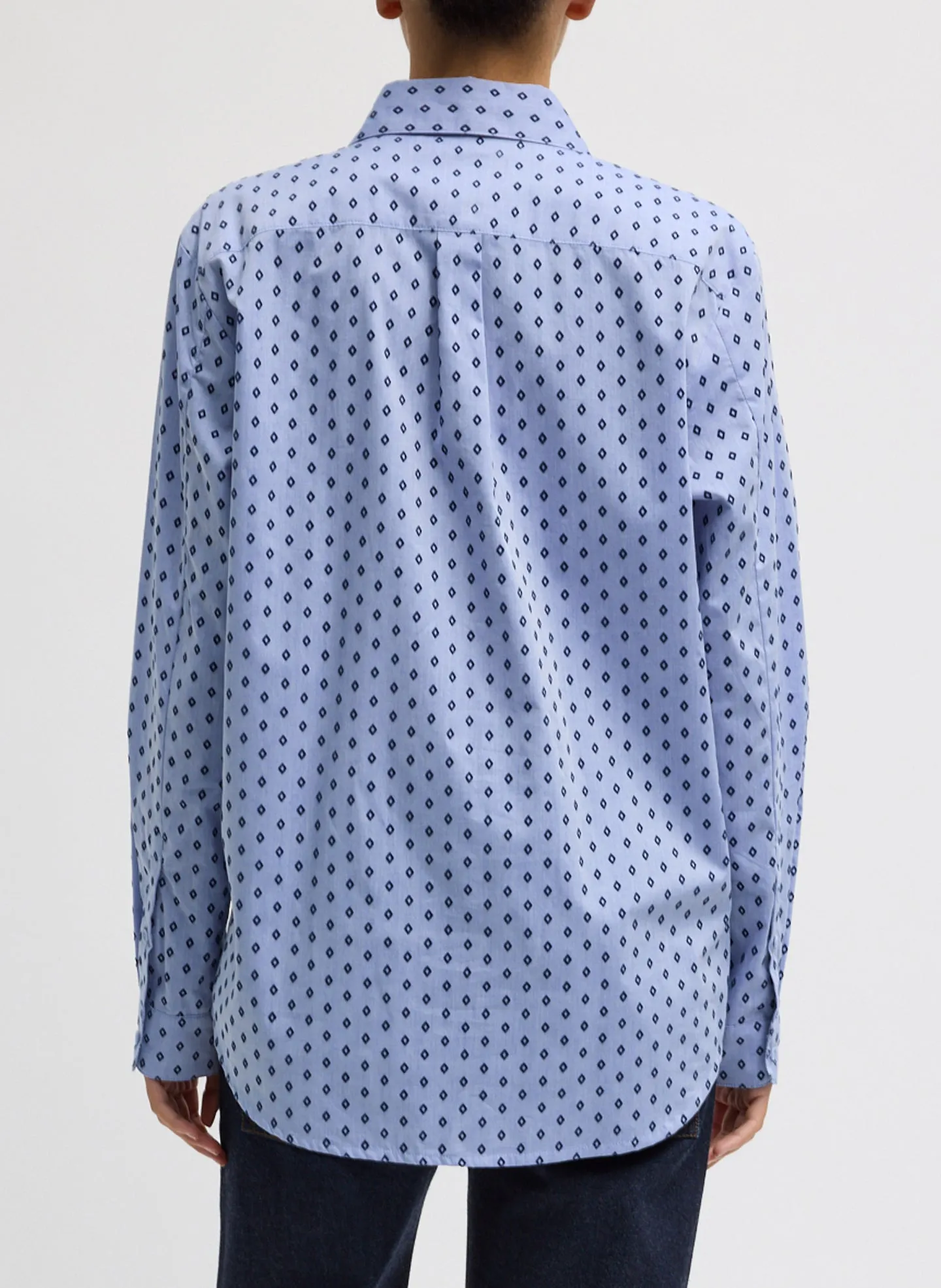 Flocked Oxford Classic Men's Shirt sold by Tibi product image thumbnail 3