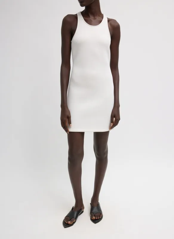 Bonded Viscose Sculpted Sleeveless Tunic Tank sold by Tibi