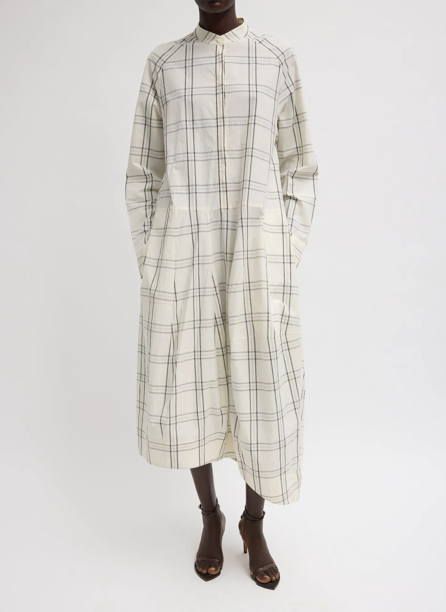 Russel Plaid Balloon Dress sold by Tibi