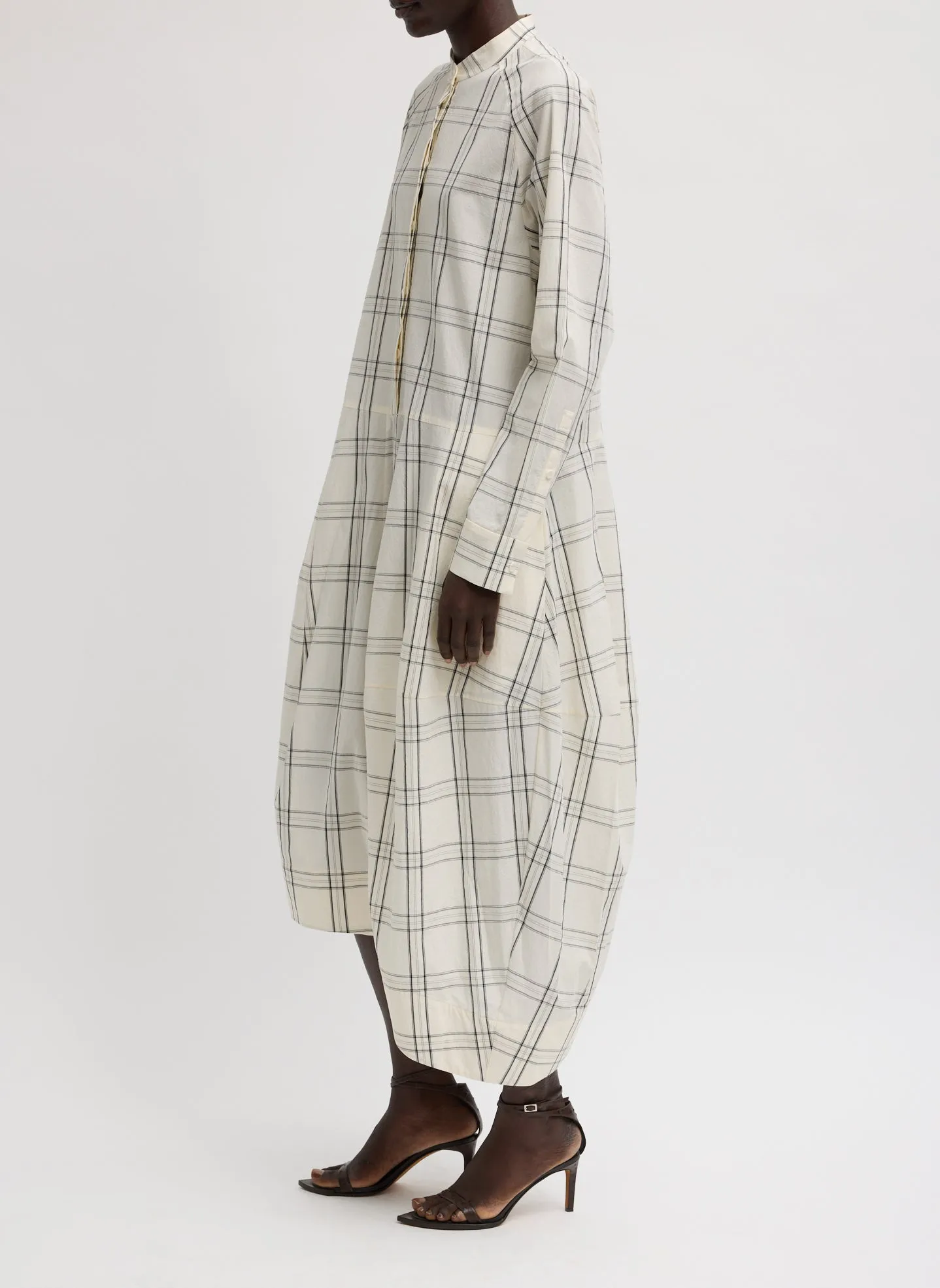 Russel Plaid Balloon Dress sold by Tibi product image thumbnail 2