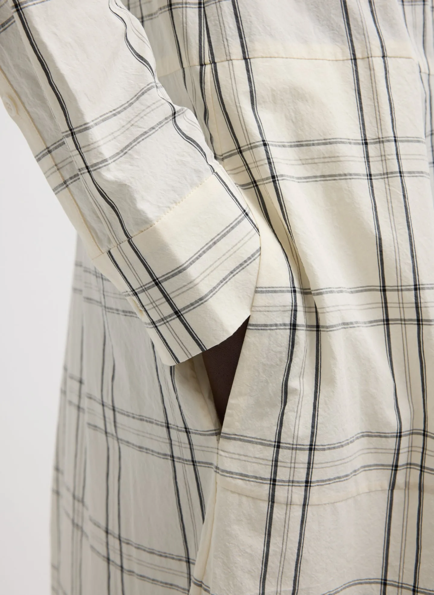 Russel Plaid Balloon Dress sold by Tibi product image thumbnail 5