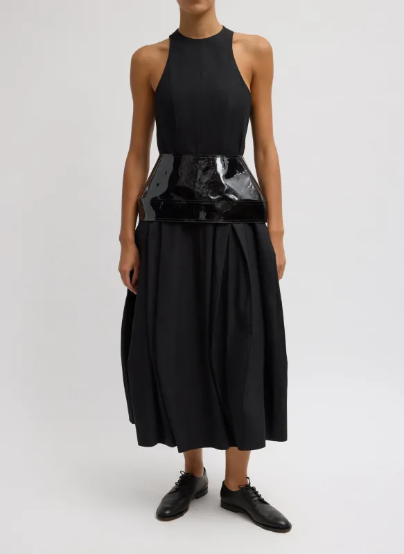 PVC Peplum Belt made by Tibi