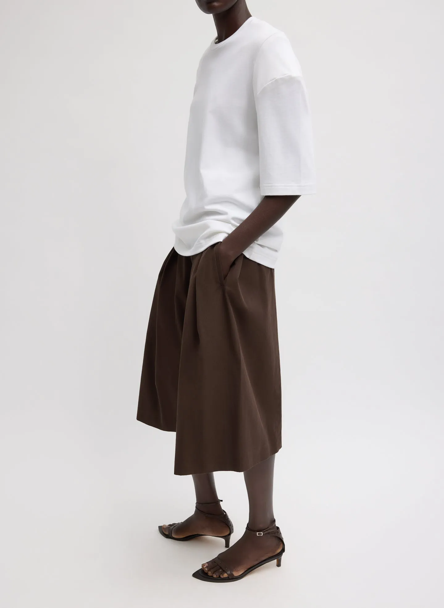 Perfect Hinged Sleeve T-Shirt sold by Tibi product image thumbnail 4