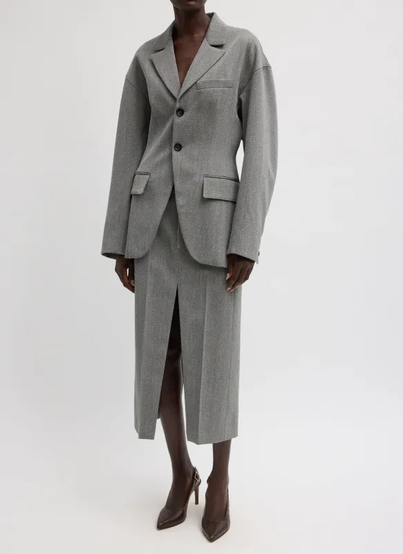 Structured Wool Sculpted Blazer sold by Tibi