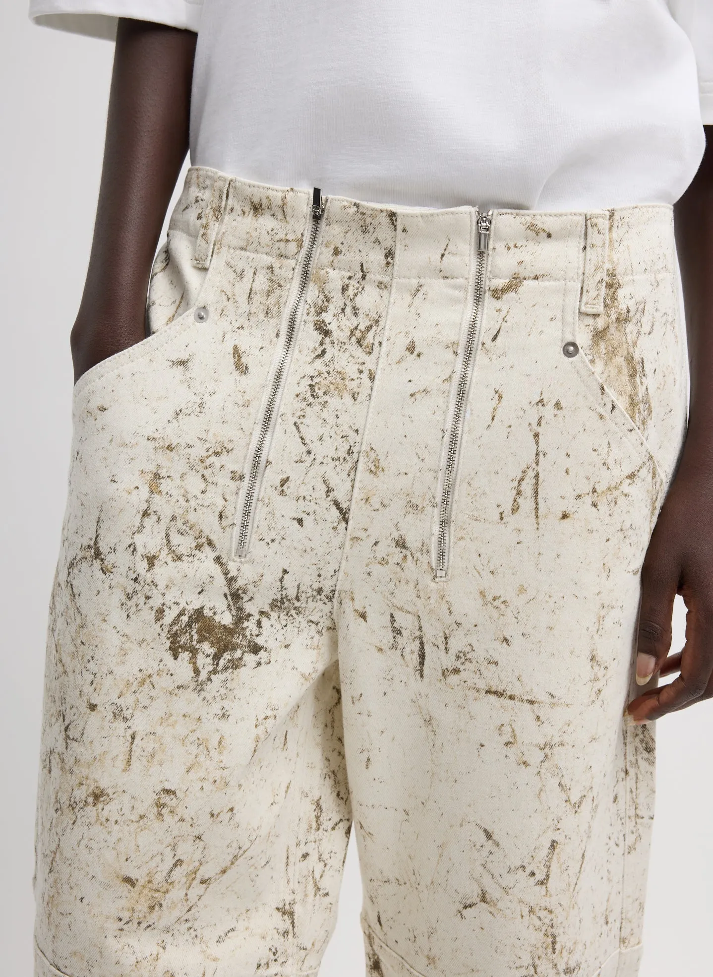 Calcimin Denim Fischer Jean sold by Tibi product image thumbnail 4