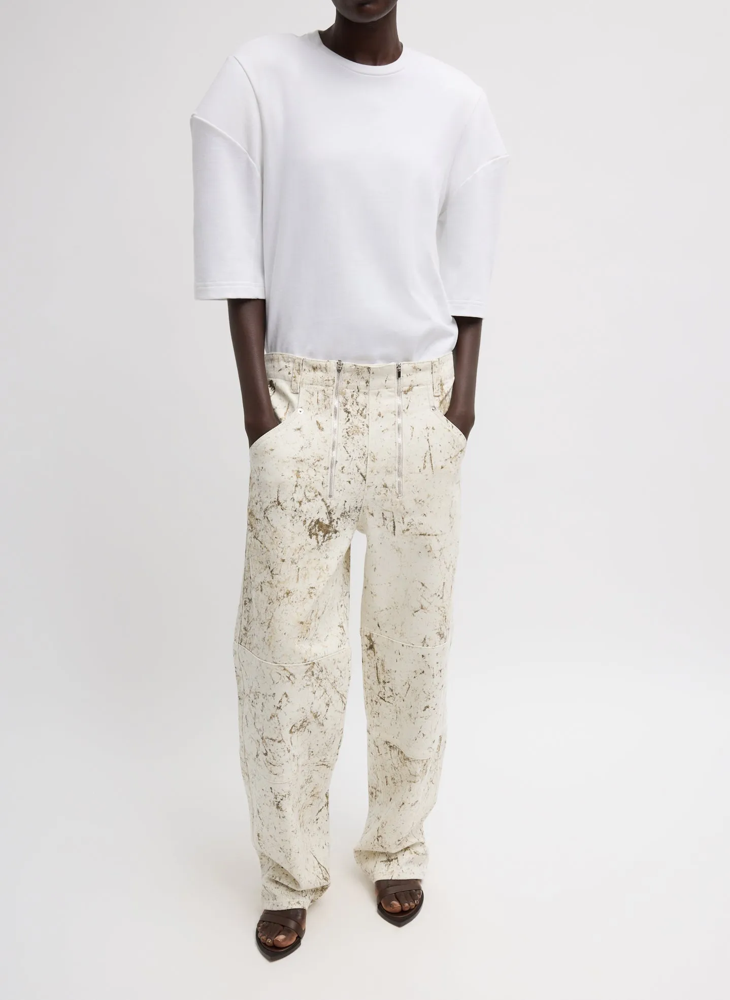 Calcimin Denim Fischer Jean sold by Tibi