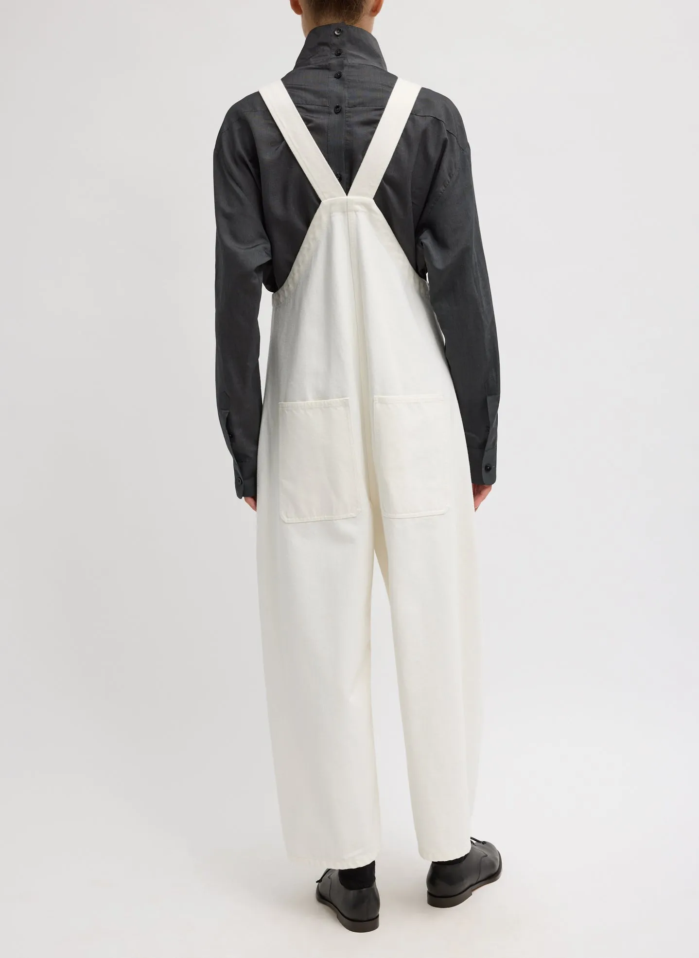 White Denim Jumpsuit sold by Tibi product image thumbnail 4