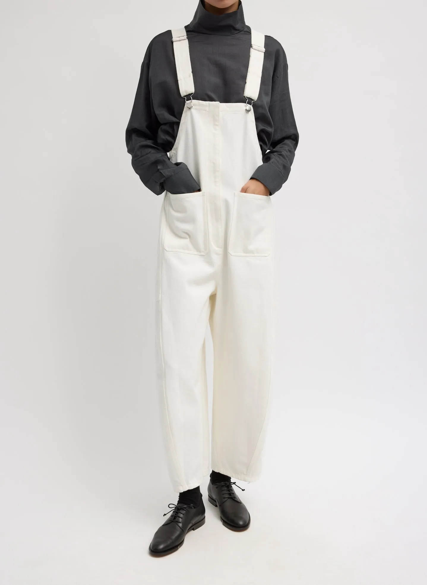 White Denim Jumpsuit sold by Tibi product image thumbnail 2